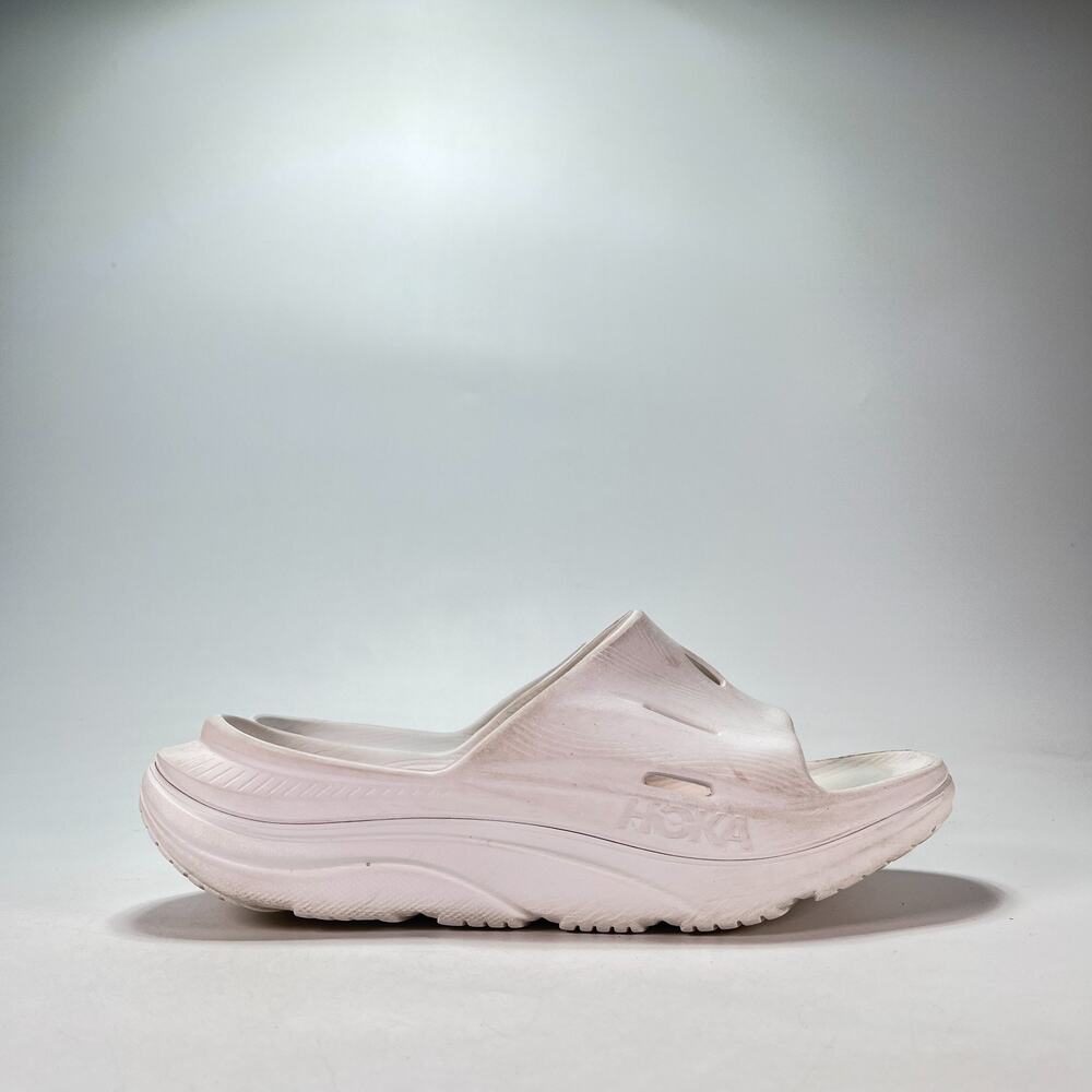 HOKA ORA Recovery Slide 3 White Casual Slip On Open Toe Sandals Men's Size 9